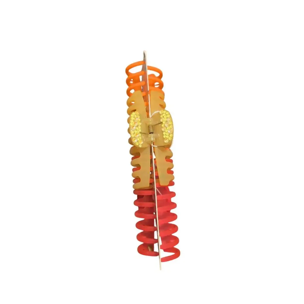 Barot Lynn Large Hair Clips Lot of 3 Neon Pink Yellow Orange NWT